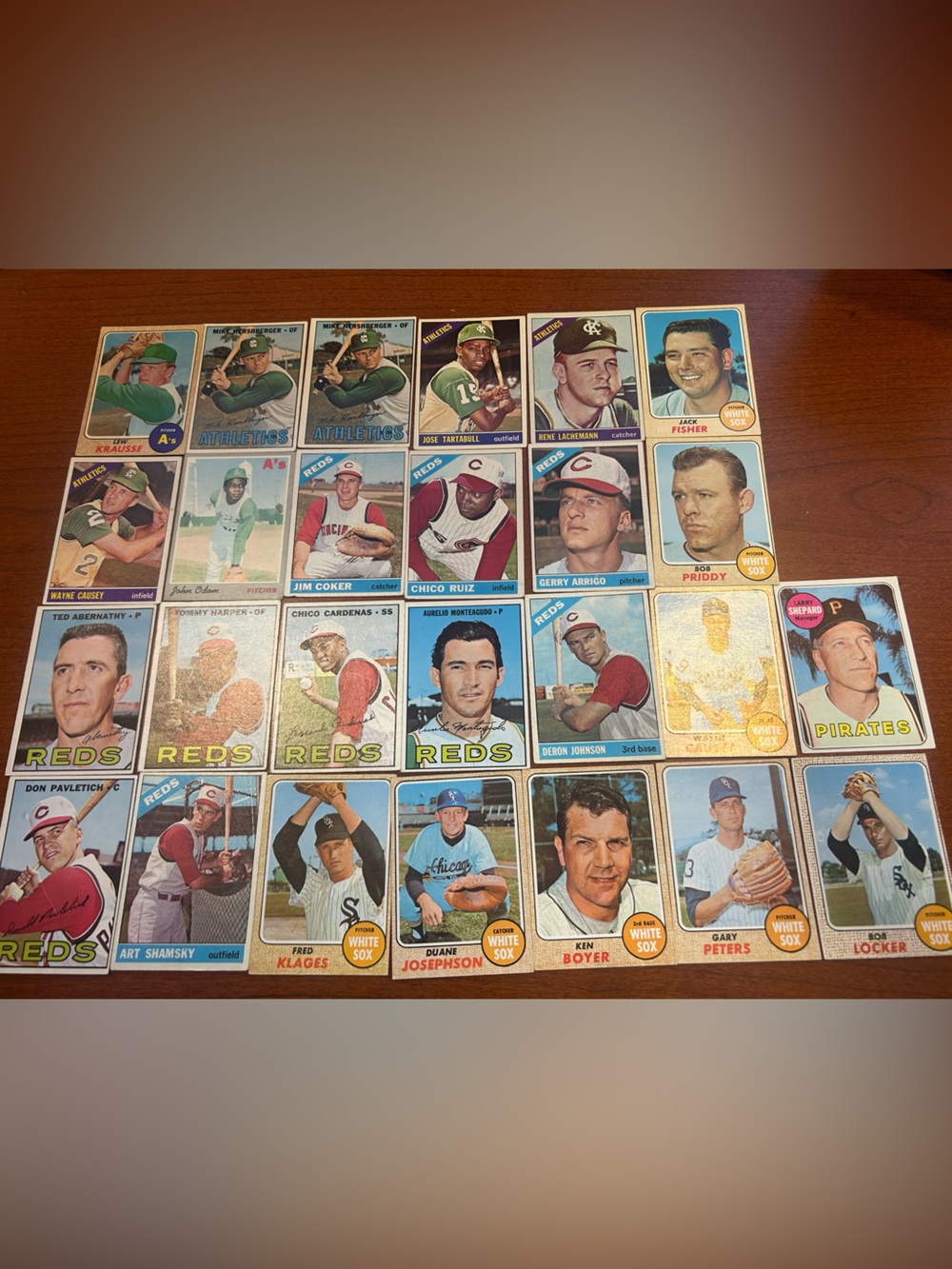 Topps 1960’s Major League Baseball Cards 
(26 Cards)